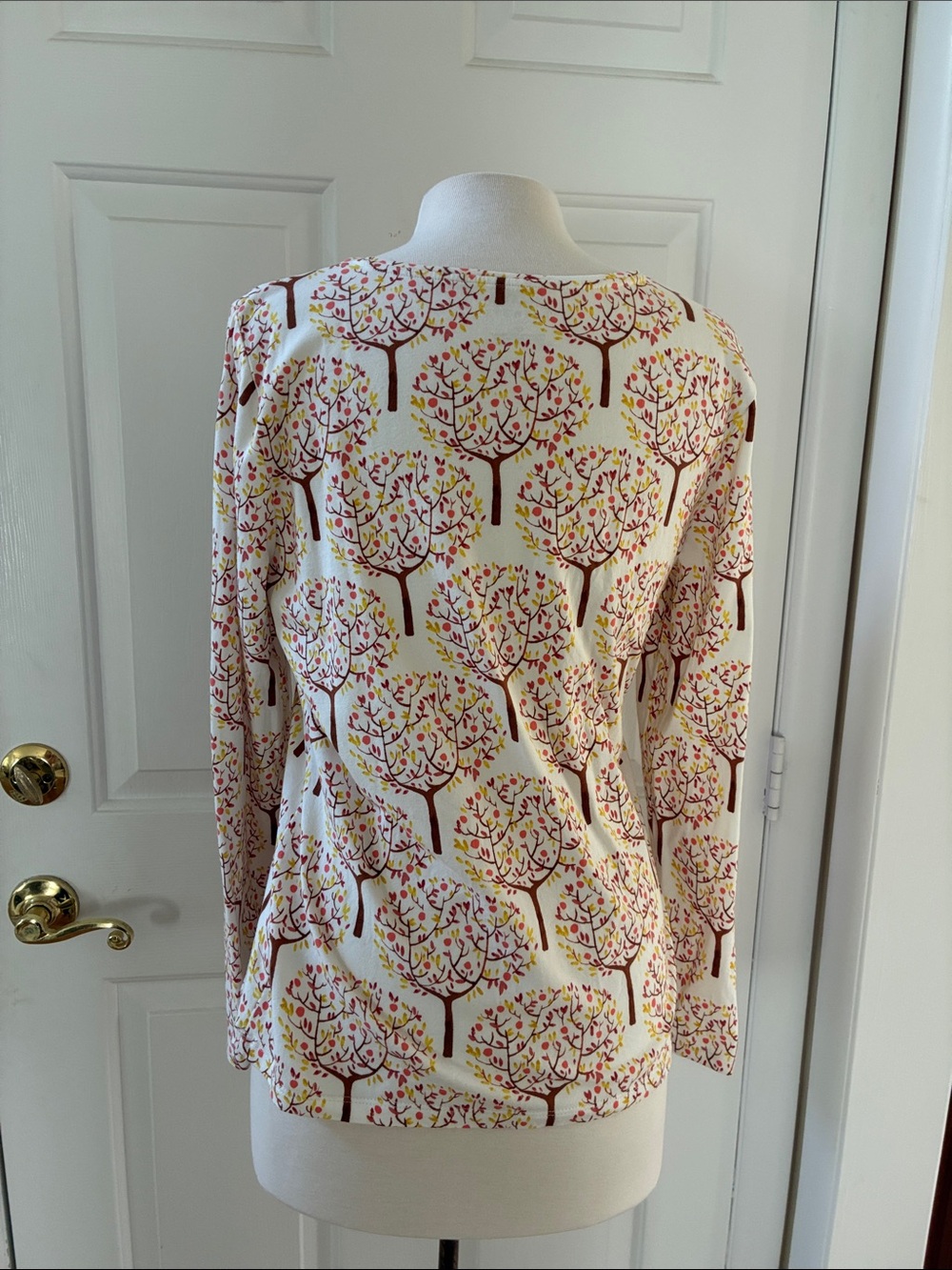 Talbots l/s Autumn Fall tee - Picture 2 of 6